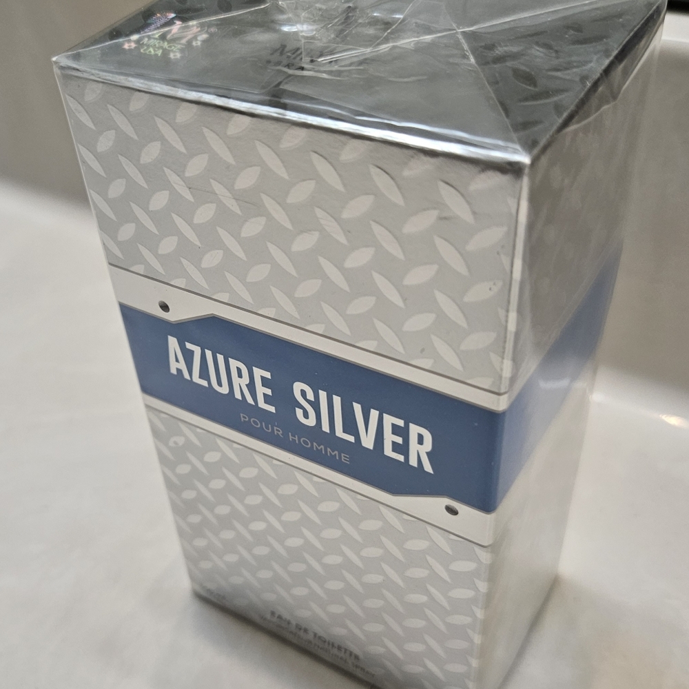 Azure Silver Pour Homme Men's Fragrance Cologn